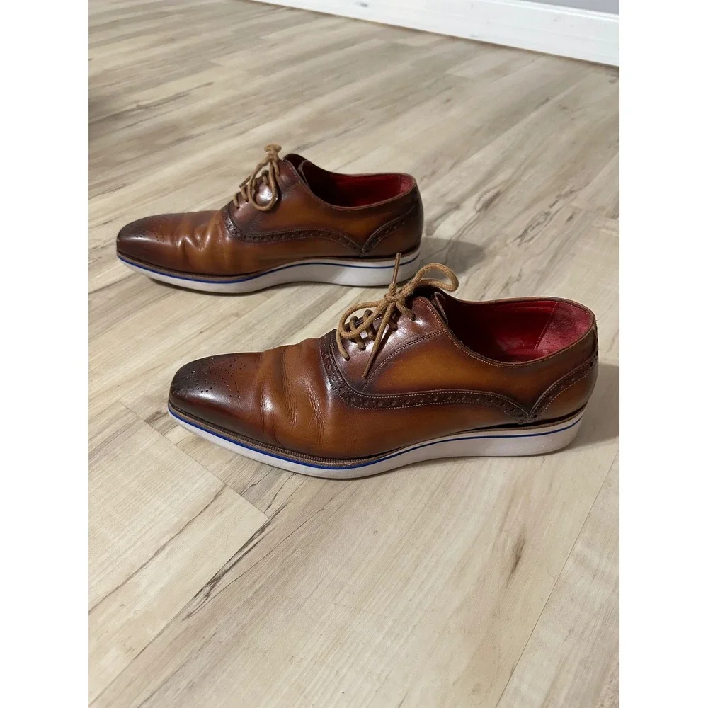 Paul Parkman Smart Casual Men's Brown Oxfords‎ Size 13